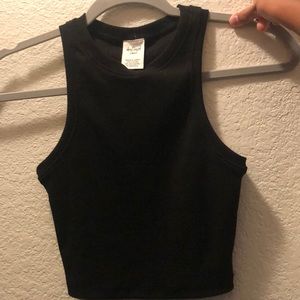 Black tank top